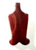 Picture of ANCIENT EGYPT. CARNELIAN STONE DOUBLE FEATHER "SHUTY" AMULET .   13 CENTURY B.C - NEW KINGDOM