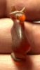 Picture of ANCIENT EGYPT, NEW KINGDOM CARNELIAN CAT AMULET. 1400 B.C