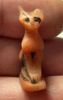 Picture of ANCIENT EGYPT, NEW KINGDOM CARNELIAN CAT AMULET. 1400 B.C