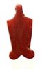 Picture of ANCIENT EGYPT. CARNELIAN STONE DOUBLE FEATHER "SHUTY" AMULET .   13 CENTURY B.C - NEW KINGDOM
