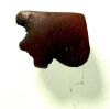 Picture of  ANCIENT EGYPT . RED JASPER STONE EYE OF HORUS  AMULET. 1400 - 1200 B.C  NEW KINGDOM