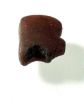 Picture of  ANCIENT EGYPT . RED JASPER STONE EYE OF HORUS  AMULET. 1400 - 1200 B.C  NEW KINGDOM