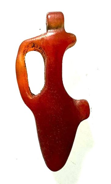 Picture of ANCIENT EGYPT . CARNELIAN STONE JUG AMULET. 1400 - 1200 B.C  NEW KINGDOM