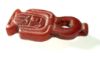 Picture of ANCIENT EGYPT. CARNELIAN STONE TYET (ISIS KNOT)  AMULET / PENDANT. WITH THE NAME OF  AMENHOTEP III.  . 1400 - 1300  B.C - NEW KINGDOM
