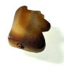 Picture of ANCIENT EGYPT . AGATE STONE EYE OF HORUS  AMULET. 1400 - 1200 B.C  NEW KINGDOM