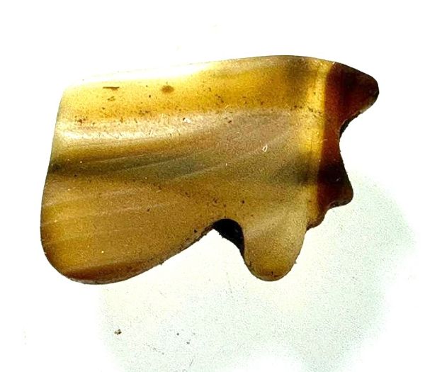 Picture of ANCIENT EGYPT . AGATE STONE EYE OF HORUS  AMULET. 1400 - 1200 B.C  NEW KINGDOM