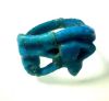 Picture of ANCIENT EGYPT.  FAIENCE RING. AMARNA. TIME OF KING TUTANKHAMUN. 1340 B.C .  EYE OF HORUS