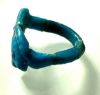 Picture of ANCIENT EGYPT.  FAIENCE RING. AMARNA. TIME OF KING TUTANKHAMUN. 1340 B.C .  EYE OF HORUS