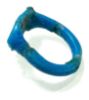 Picture of ANCIENT EGYPT.  FAIENCE RING. AMARNA. TIME OF KING TUTANKHAMUN. 1340 B.C .  EYE OF HORUS