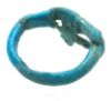 Picture of ANCIENT EGYPT.  FAIENCE RING. AMARNA. TIME OF KING TUTANKHAMUN. 1340 B.C .  EYE OF HORUS