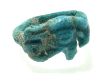 Picture of ANCIENT EGYPT.  FAIENCE RING. AMARNA. TIME OF KING TUTANKHAMUN. 1340 B.C .  EYE OF HORUS