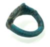 Picture of ANCIENT EGYPT.  FAIENCE RING. AMARNA. TIME OF KING TUTANKHAMUN. 1340 B.C .  EYE OF HORUS