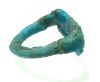 Picture of ANCIENT EGYPT.  FAIENCE RING. AMARNA. TIME OF KING TUTANKHAMUN. 1340 B.C .  EYE OF HORUS