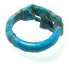 Picture of ANCIENT EGYPT.  FAIENCE RING. AMARNA. TIME OF KING TUTANKHAMUN. 1340 B.C .  EYE OF HORUS