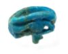 Picture of ANCIENT EGYPT.  FAIENCE RING. AMARNA. TIME OF KING TUTANKHAMUN. 1340 B.C .  EYE OF HORUS