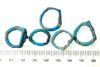 Picture of DEALER'S LOT OF 5 : ANCIENT EGYPT.  FAIENCE RINGS. AMARNA. TIME OF KING TUTANKHAMUN. 1340 B.C .  EYE OF HORUS