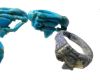 Picture of DEALER'S LOT OF 5 : ANCIENT EGYPT.  FAIENCE RINGS. AMARNA. TIME OF KING TUTANKHAMUN. 1340 B.C . EYE OF HORUS
