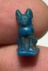 Picture of ANCIENT EGYPT.  FAIENCE CAT AMULET. 600 - 300 B.C .