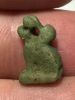 Picture of ANCIENT EGYPT.  FAIENCE CAT AMULET. 600 - 300 B.C .