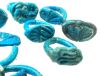 Picture of ANCIENT EGYPT.  FAIENCE RING RING BEZELS + ring fragments . AMARNA. TIME OF KING TUTANKHAMUN. 1340 B.C .