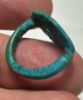 Picture of ANCIENT EGYPT.  FAIENCE RING. AMARNA. TIME OF KING TUTANKHAMUN. 1340 B.C .  BES