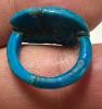 Picture of ANCIENT EGYPT.  FAIENCE RING. AMARNA. TIME OF KING TUTANKHAMUN. 1340 B.C .  RAM