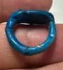 Picture of ANCIENT EGYPT.  FAIENCE RING. AMARNA. TIME OF KING TUTANKHAMUN. 1340 B.C .