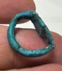 Picture of ANCIENT EGYPT.  FAIENCE RING. AMARNA. TIME OF KING TUTANKHAMUN. 1340 B.C .