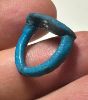 Picture of ANCIENT EGYPT.  FAIENCE RING. AMARNA. TIME OF KING TUTANKHAMUN. 1340 B.C .