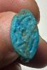 Picture of ANCIENT EGYPT.  FAIENCE RING. AMARNA. TIME OF KING TUTANKHAMUN. 1340 B.C .    name of HOREMHEB