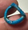 Picture of ANCIENT EGYPT.  FAIENCE RING. AMARNA. TIME OF KING TUTANKHAMUN. 1340 B.C .