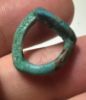 Picture of ANCIENT EGYPT.  FAIENCE RING. AMARNA. TIME OF KING TUTANKHAMUN. 1340 B.C .