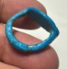 Picture of ANCIENT EGYPT.  FAIENCE RING. AMARNA. TIME OF KING TUTANKHAMUN. 1340 B.C .  ANKH