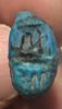 Picture of ANCIENT EGYPT.  FAIENCE RING. AMARNA. TIME OF KING TUTANKHAMUN. 1340 B.C .