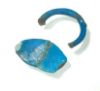 Picture of ANCIENT EGYPT.  FAIENCE RING. AMARNA. TIME OF KING TUTANKHAMUN. 1340 B.C .    NAME OF KING TUTANKHAMUN