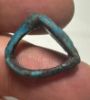 Picture of ANCIENT EGYPT.  FAIENCE RING. AMARNA. TIME OF KING TUTANKHAMUN. 1340 B.C .    NAME OF KING TUTANKHAMUN