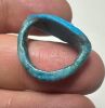 Picture of ANCIENT EGYPT.  FAIENCE RING. AMARNA. TIME OF KING TUTANKHAMUN. 1340 B.C .    NAME OF KING TUTANKHAMUN