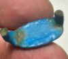 Picture of ANCIENT EGYPT.  FAIENCE RING. AMARNA. TIME OF KING TUTANKHAMUN. 1340 B.C .    NAME OF KING TUTANKHAMUN