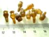 Picture of  ANCIENT EGYPT . LOT OF 10 CARNELIAN POPPY SEED AMULET. 1200 B.C  NEW KINGDOM
