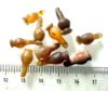 Picture of ANCIENT EGYPT . LOT OF 10 CARNELIAN POPPY SEED AMULET. 1200 B.C  NEW KINGDOM