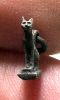Picture of ANCIENT EGYPT. NEW KINGDOM TINY SILVER CATAMULET (BASTET). 1400 - 1250 B.C