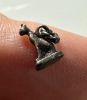Picture of ANCIENT EGYPT. NEW KINGDOM TINY SILVER CATAMULET (BASTET). 1400 - 1250 B.C