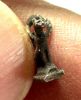 Picture of ANCIENT EGYPT. NEW KINGDOM TINY SILVER CATAMULET (BASTET). 1400 - 1250 B.C