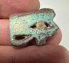 Picture of ANCIENT EGYPT - FAIENCE EYE OF HORUS AMULET . 600 - 300 B.C