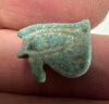 Picture of ANCIENT EGYPT - FAIENCE EYE OF HORUS AMULET . 600 - 300 B.C