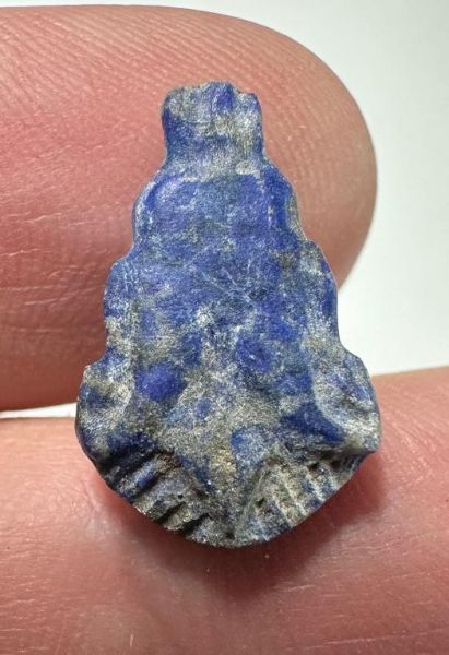 Picture of  ANCIENT EGYPT. NEW KINGDOM LAPIS LAZULI LOTUS FLOWER. 1250 B.C