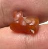 Picture of ANCIENT EGYPT, NEW KINGDOM CARNELIAN CAT AMULET. 1400 B.C