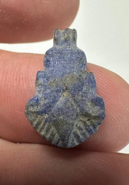 Picture of  ANCIENT EGYPT. NEW KINGDOM LAPIS LAZULI LOTUS FLOWER. 1250 B.C