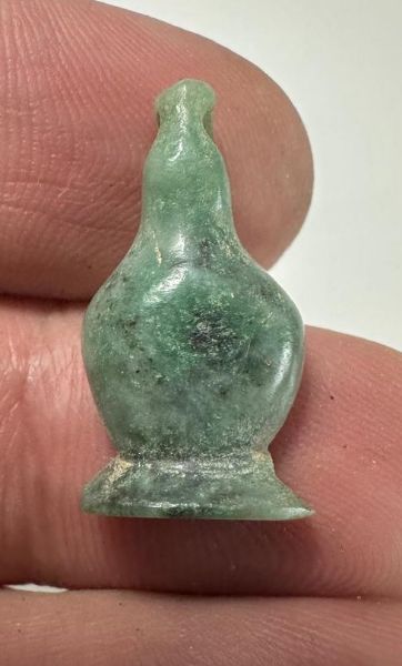 Picture of   ANCIENT EGYPT. STONE POPPY SEED AMULET. 1250 B.C  NEW KINGDOM