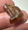 Picture of ANCIENT EGYPT, NEW KINGDOM CARNELIAN CAT AMULET. 1400 B.C